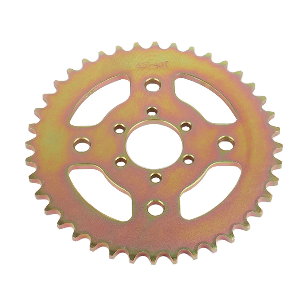 

420 40T Rear Chain 6 Hole Sprocket for Coleman CT100U CC100X Mega Moto MMB80 105 Baja Doodle Bug DB30 Motovox MBX10 Mini Bike