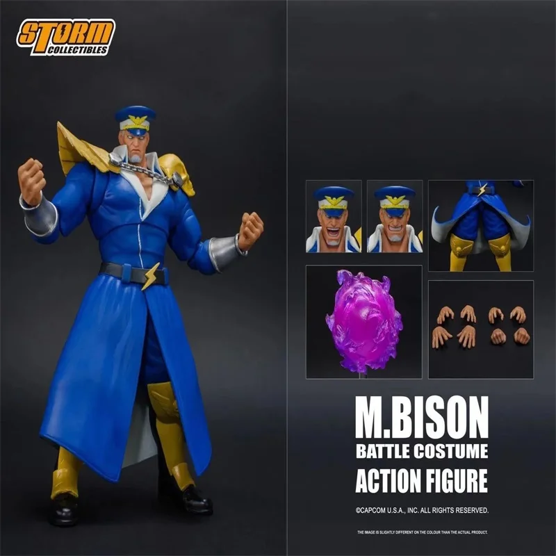 Storm Toys 1/12 M.BISON BATTLE COSTUME 6'' Action Figure Disponibile Collezione