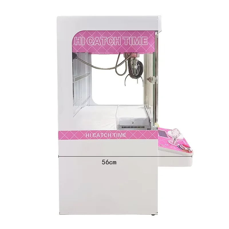 Mini macchina per artigli personalizzata all'ingrosso Kit distributore automatico di bambole in metallo con mini gru per artigli giocattolo in peluche con gettoniera