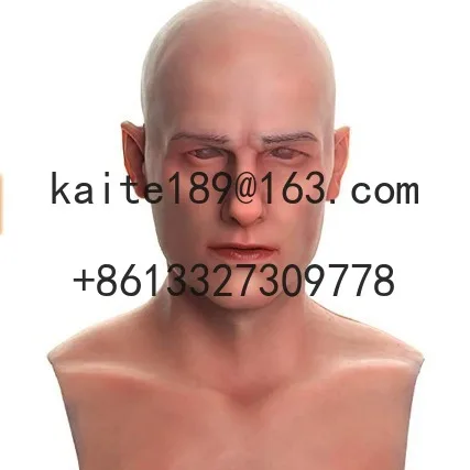 جديد الرجل العجوز قناع هود الجد القديم وجه شعر مستعار الدعائم محيط الهالوين