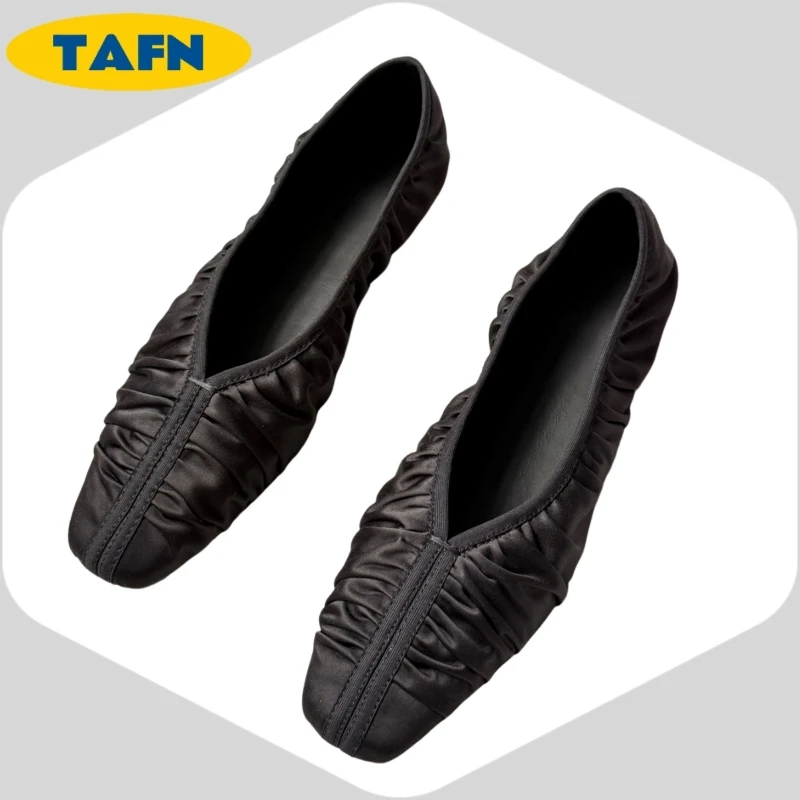 

Красивые универсальные модные простые и удобные женские лоферы из мягкой кожи с эластичной лентой, 25 листов для путешествий AF309