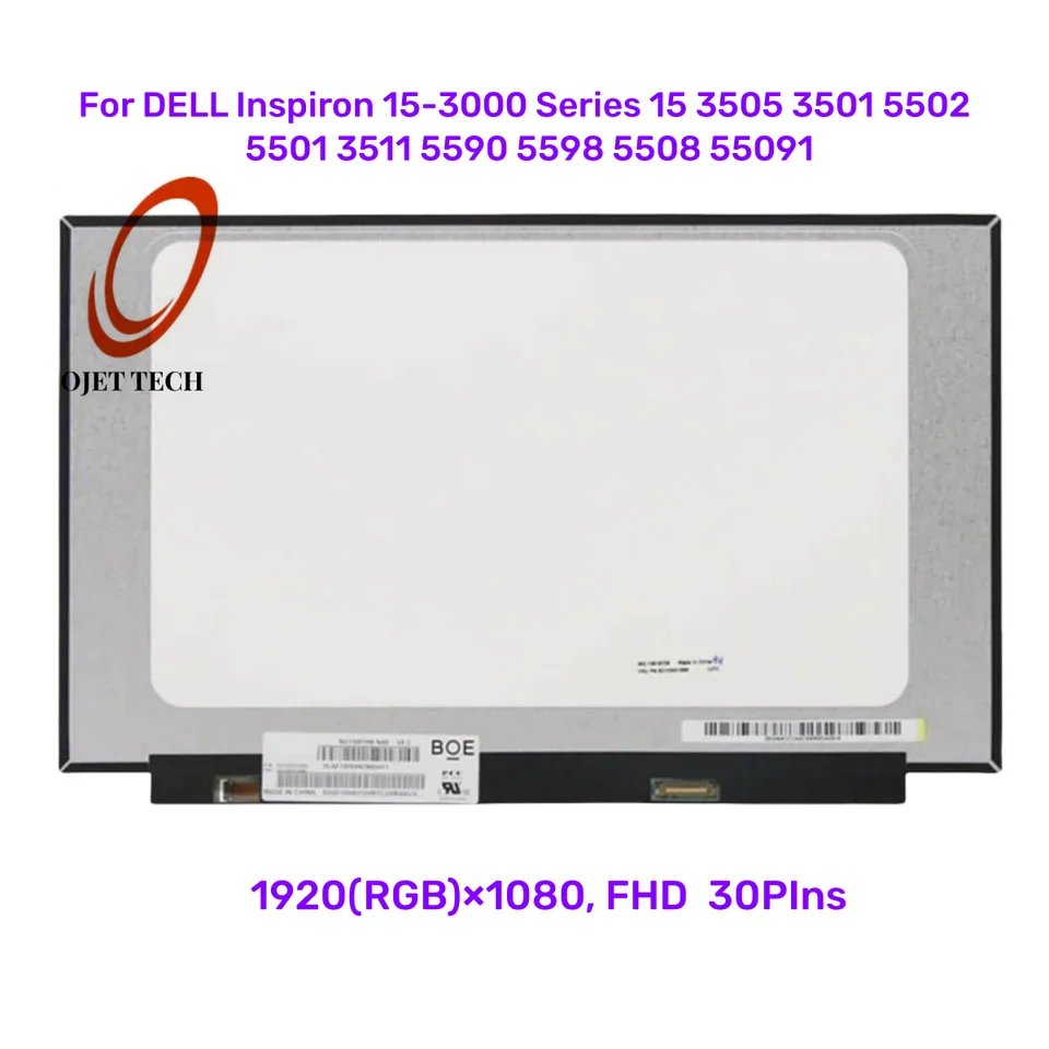 Painel LCD 15,6 FHD para Dell Inspiron 15-3000