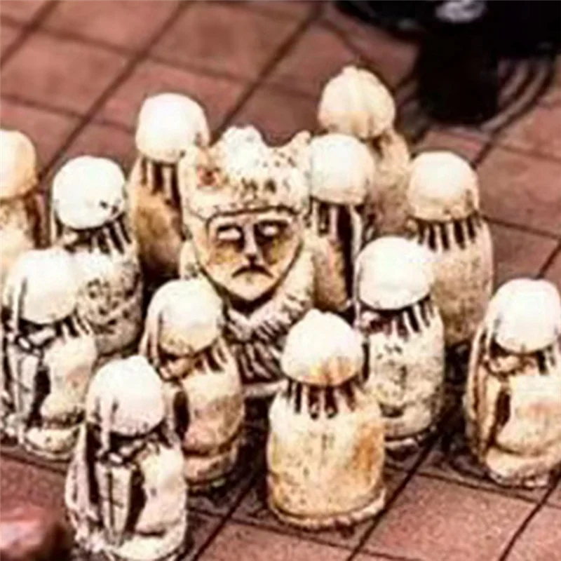 AS96-Set di scacchi da viaggio di lusso: scacchiera e pezzi in resina, gioco di strategia portatile, ideale per i viaggi.