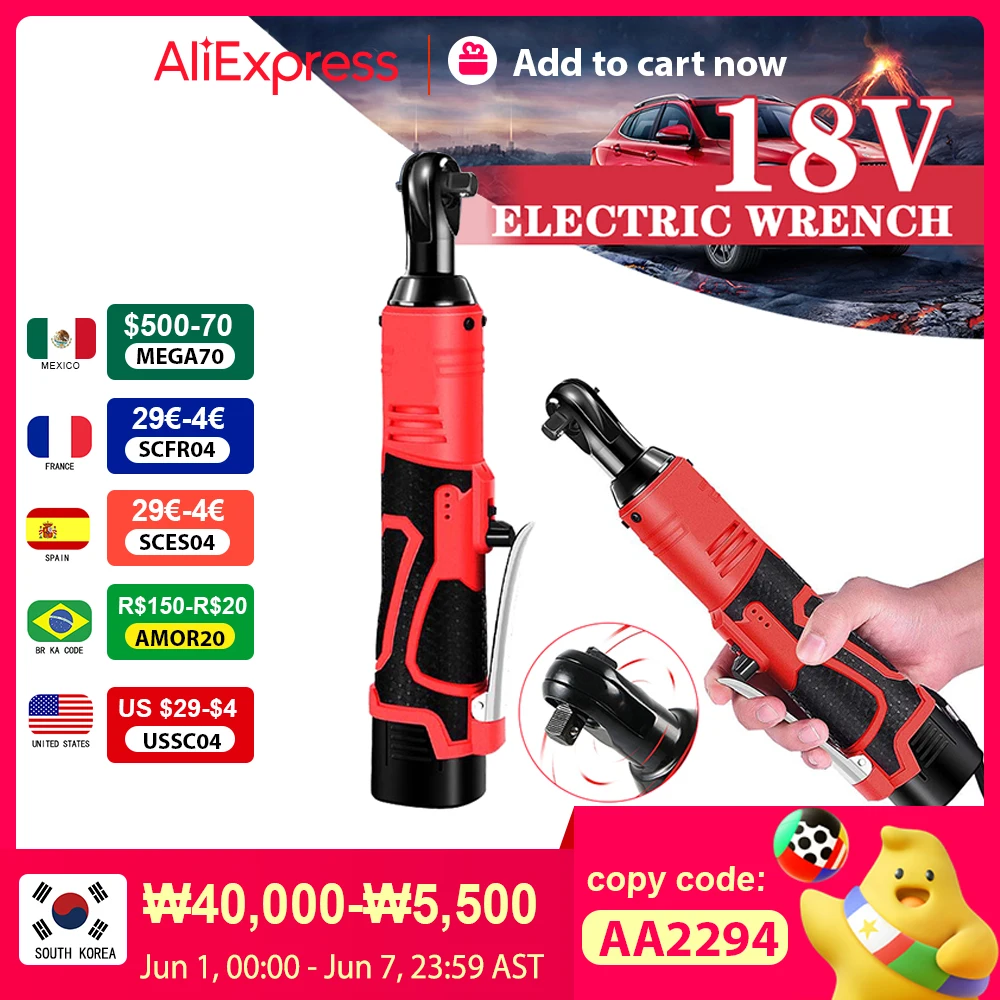 12v/18v chave de impacto chave elétrica recarregável sem fio 3/8 Polegada ângulo direito chaves da catraca chave de impacto ferramenta elétrica do