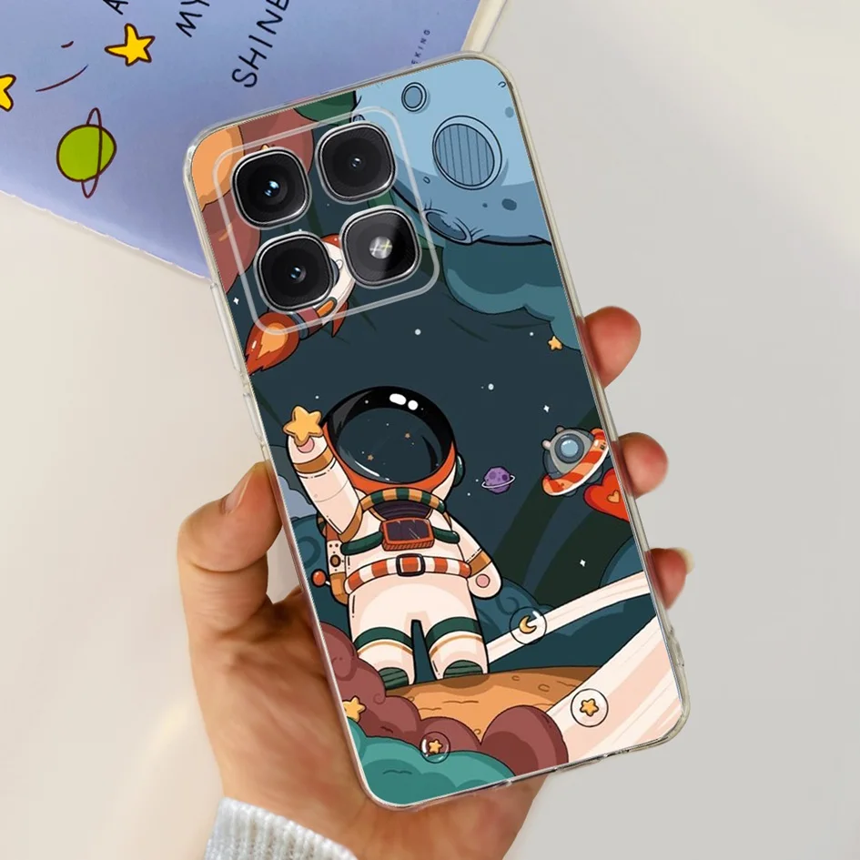 For Xiaomi 14T Pro 5G 2024 Fashion Marble Soft Silicone Clear Coque Protective Cover For Xiaomi 14T Bumper Mi 14T Pro Phone Case