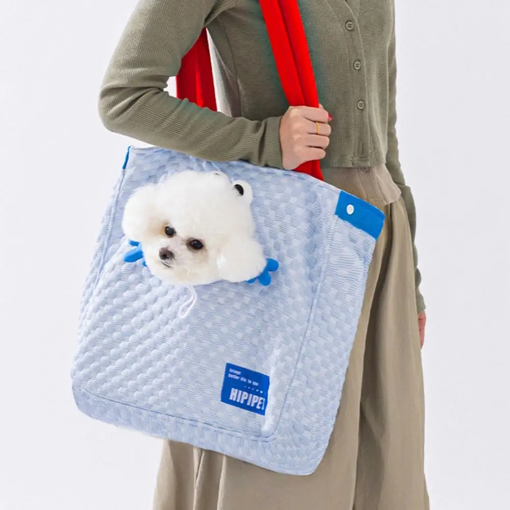 

Summer Coolness Puppy Shoulder Handbag Cute Breathable Pet Carrier Purse Anti-Escape Comfortable Cat Carrying Bag For Outdoor