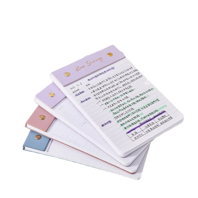 

stationary notebook paper self-discipline check-in weekly plan/schedule book/horizontal line/grid /to-do list Morandi Memo Pad