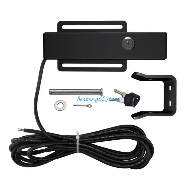C7AB Automatic Electric Door Lock with Emergency Mechanical Waterproof & Shockproof Simple Installation for Outdoor Use