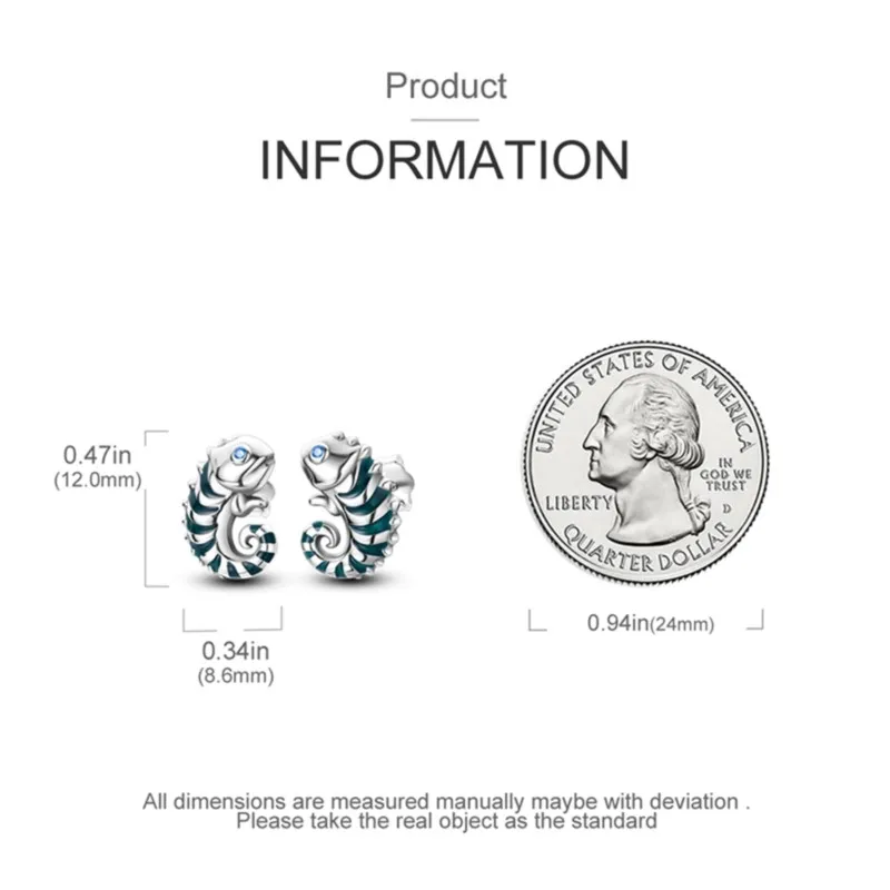 MISEFF 925 Sterling Silver Stud Earrings Temperature Sensing Chameleon Earrings For Wedding Engagement Party Birthday Gift
