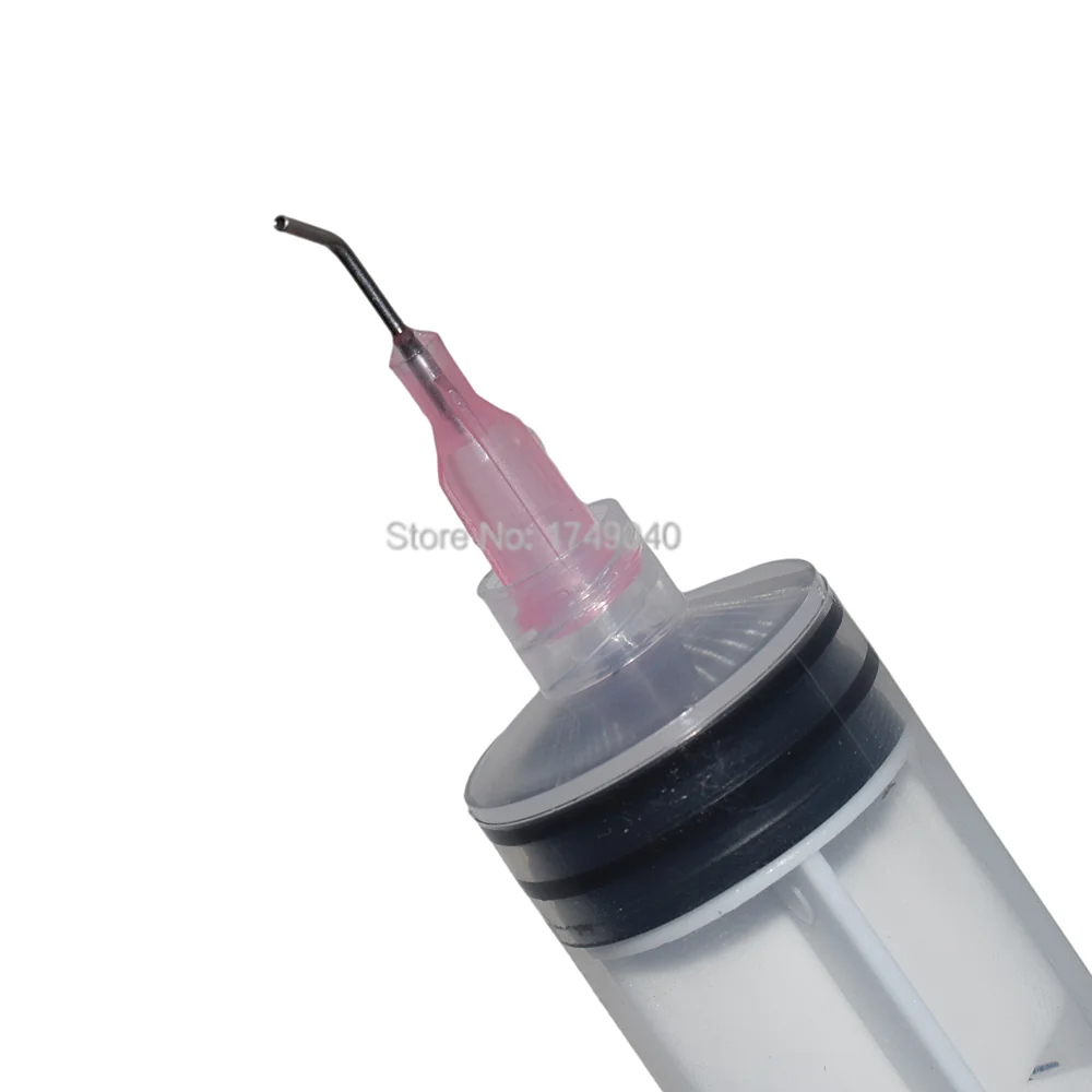 100 pz/1000 pz 20G punte piegate affusolate ago di erogazione della colla 45 gradi piegato aghi colle adesivi Dispenser aghi punte smussate
