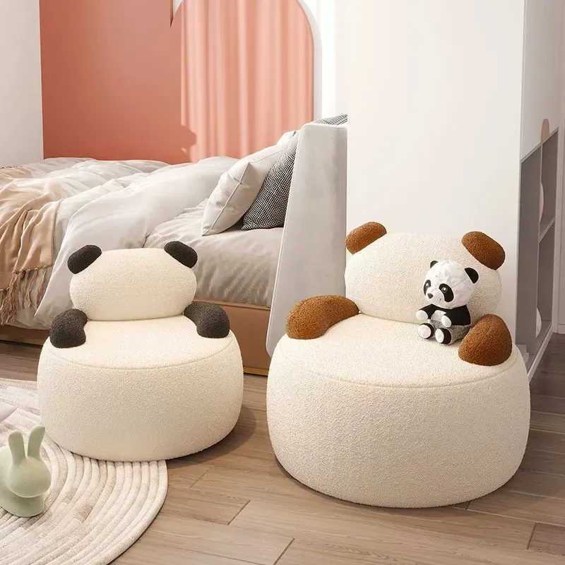 

Bear children sofa reading area baby seat animal boy girl lamb wool