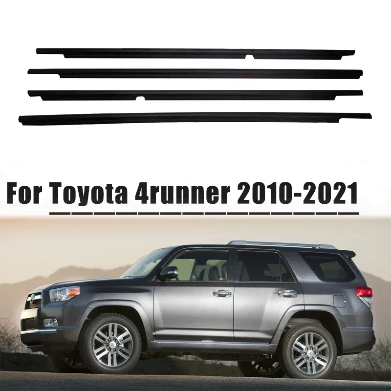 

4 шт., уплотнительные ленты для переднего и заднего автомобиля Toyota 4runner 2010-2021