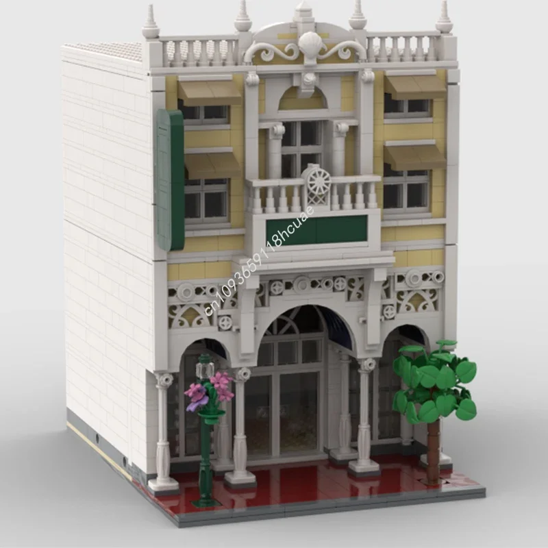 

1425 деталей MOC Magic Kingdoms: Конструктор «Дисней-аркада» для самостоятельной сборки, развивающая идея, обучающие кирпичики, рождественский подарок