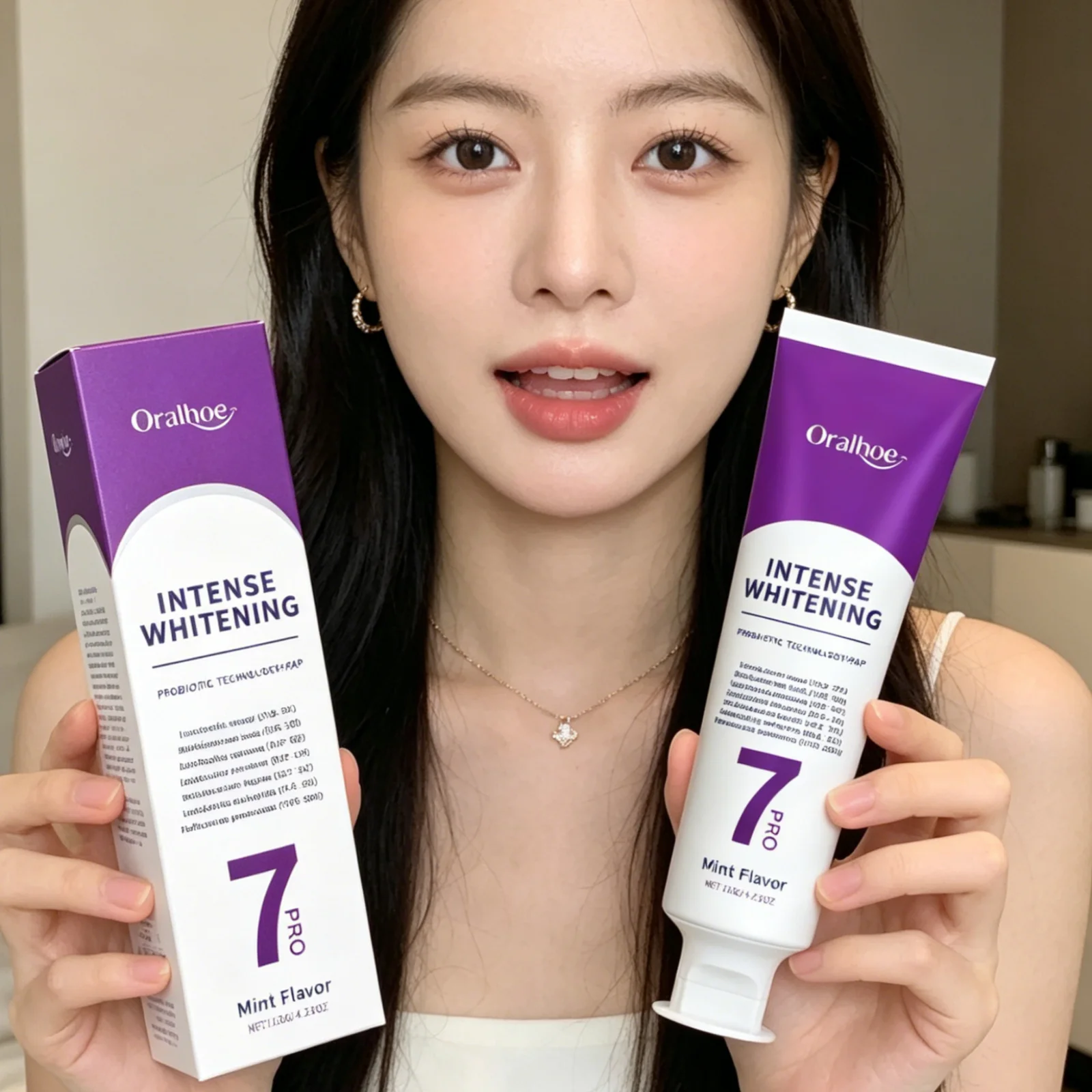 오랄호 인텐스 화이트닝 치약 딥 클리닝 얼룩 제거 민감 - Teeth Whitening Charcoal Powder 리뷰 및 가격