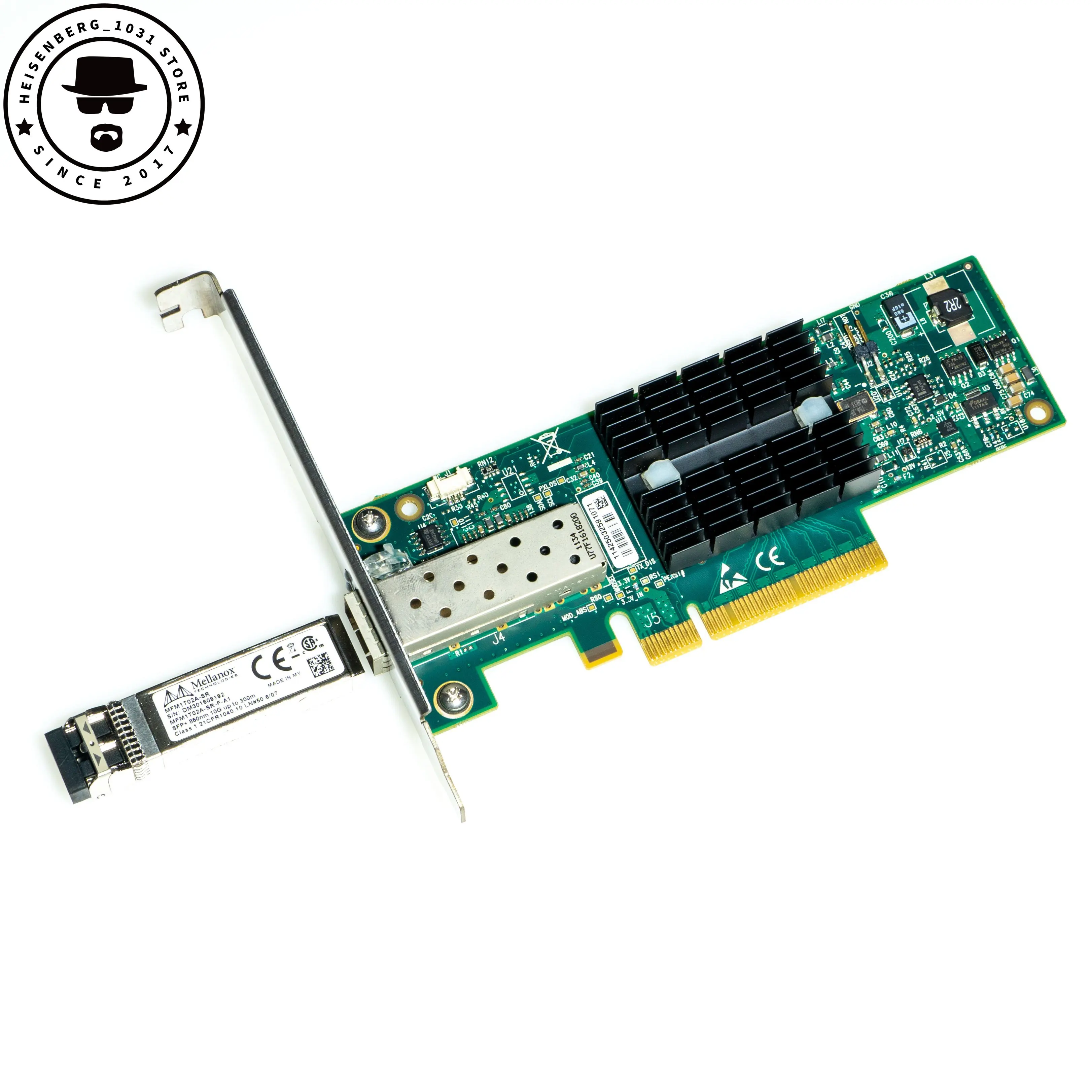 MNPA19-XTR/666172-001 10GB MELLANOX ConnectX®-2 PCIeX8 10Gbe Single-Port  SFP+ NIC with 10Gb Optic Transceiver MFM1T02A-SR