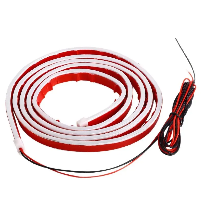 Decorative Light for Flexible DRL Daytime Running Lights Car Headlight Strip Auto Parts Scan Start LED Car Hood Light Bar