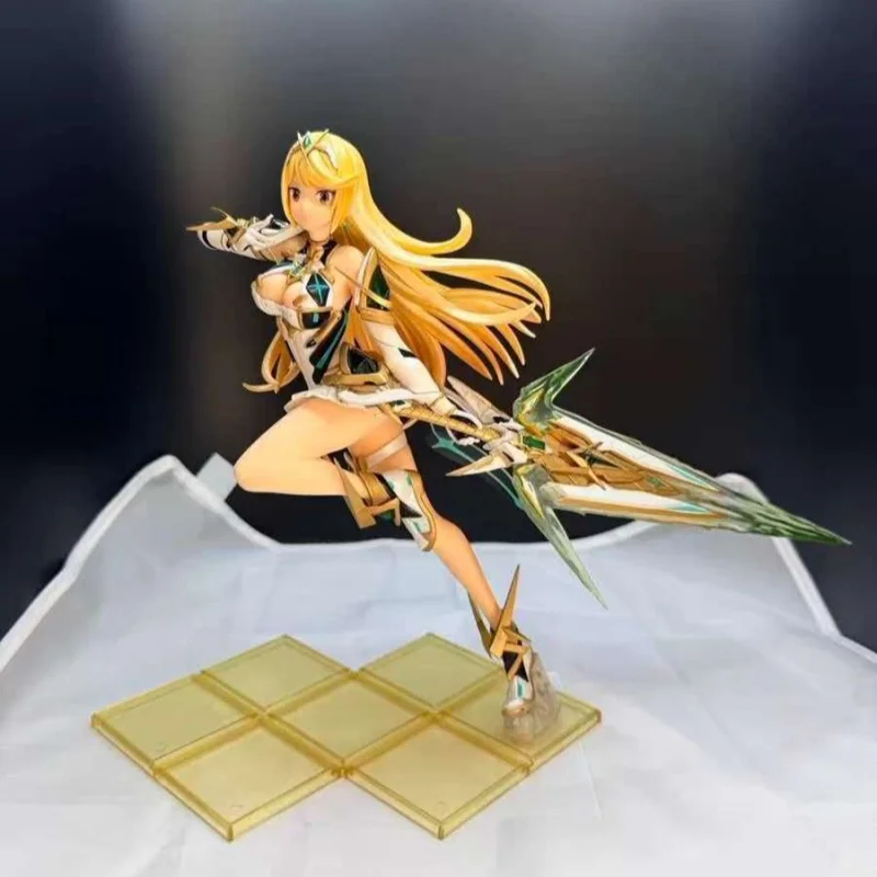 20CM PVC Xenoblade Chronicles 2 Mythra Pyra Peripherals Action Figures Toy Model Desktop Ornament Birthday Gift view 2