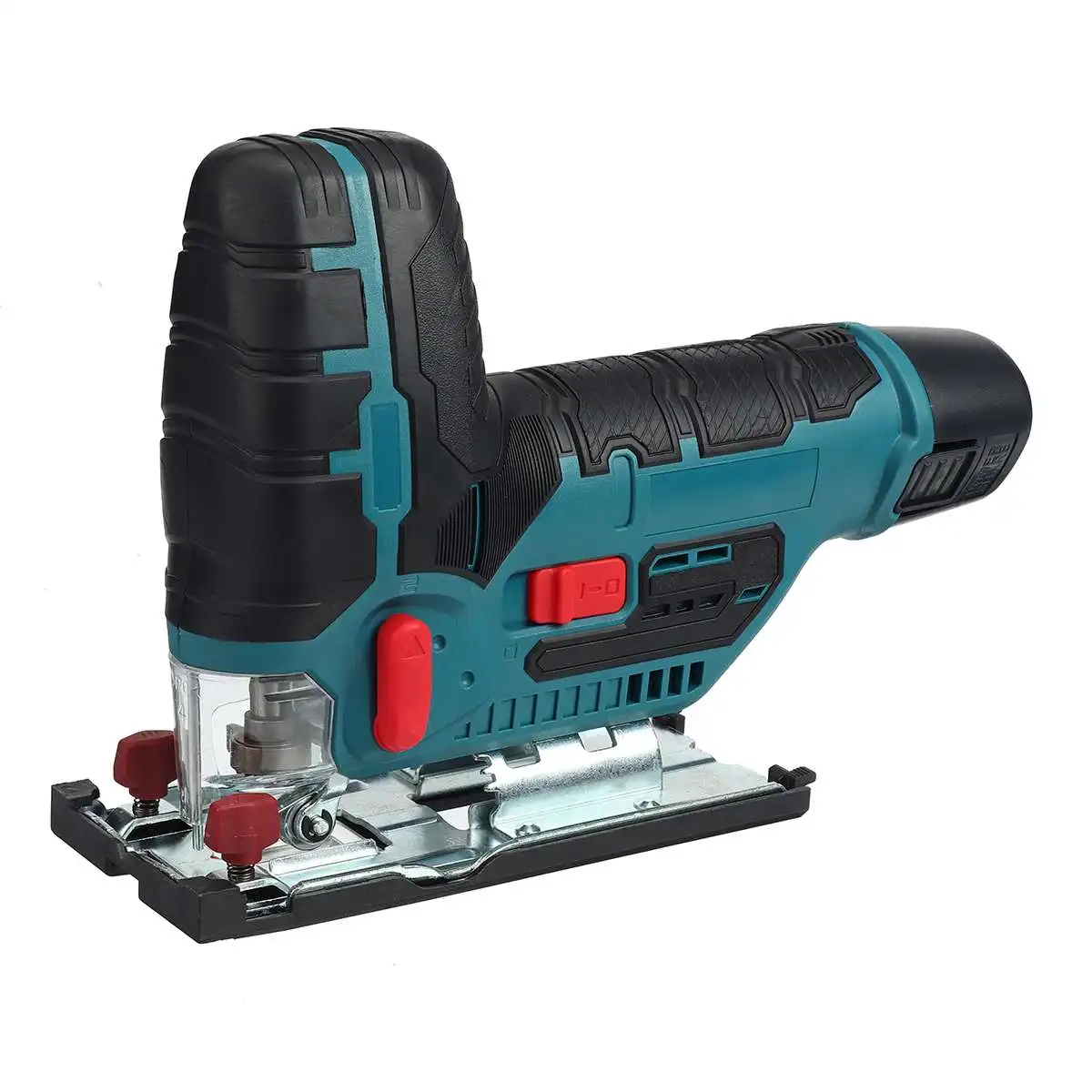 12V 70mm 5600RPM Cordless Jig Saw Electric Jigsaw 6 Speed Adjustable Portable Woodworking Power Tool 45 Degree Tilt Angle