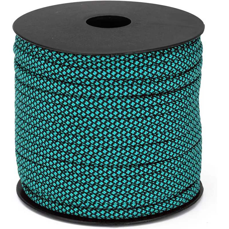 550 Pfund Paracord-Rolle, 160 Fuß, 4 mm, 7 Innenstränge, Fallschirmschnur, 100 % Nylon, Mil-Spec Typ III, Paracord, verwendet von Military – Detail 7
