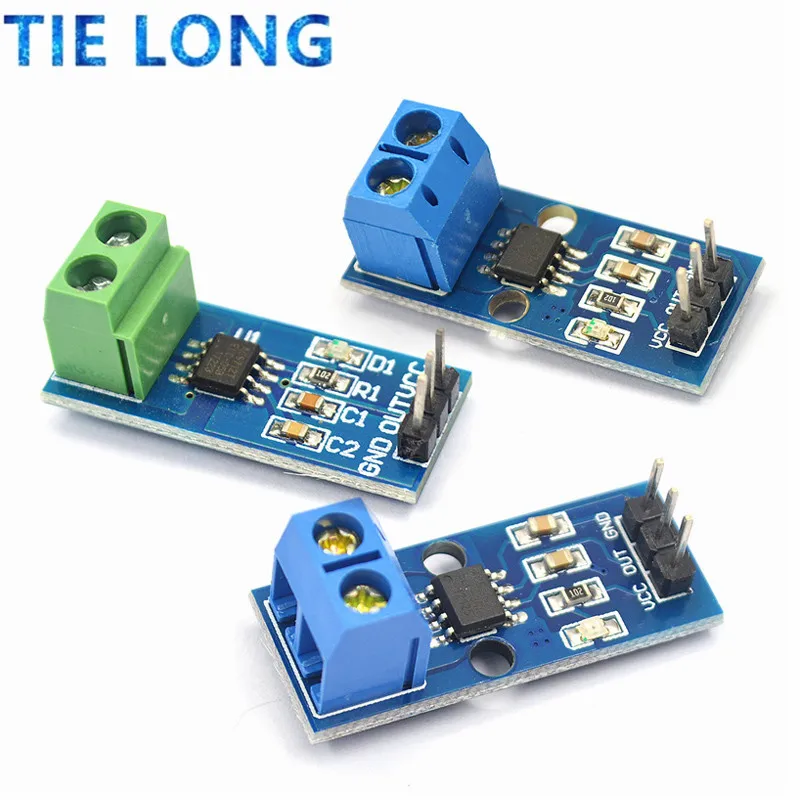 1PCS Hall Current Sensor Module ACS712 module 5A 20A 30A Hall Current Sensor Module 5A/20A/30A ACS712