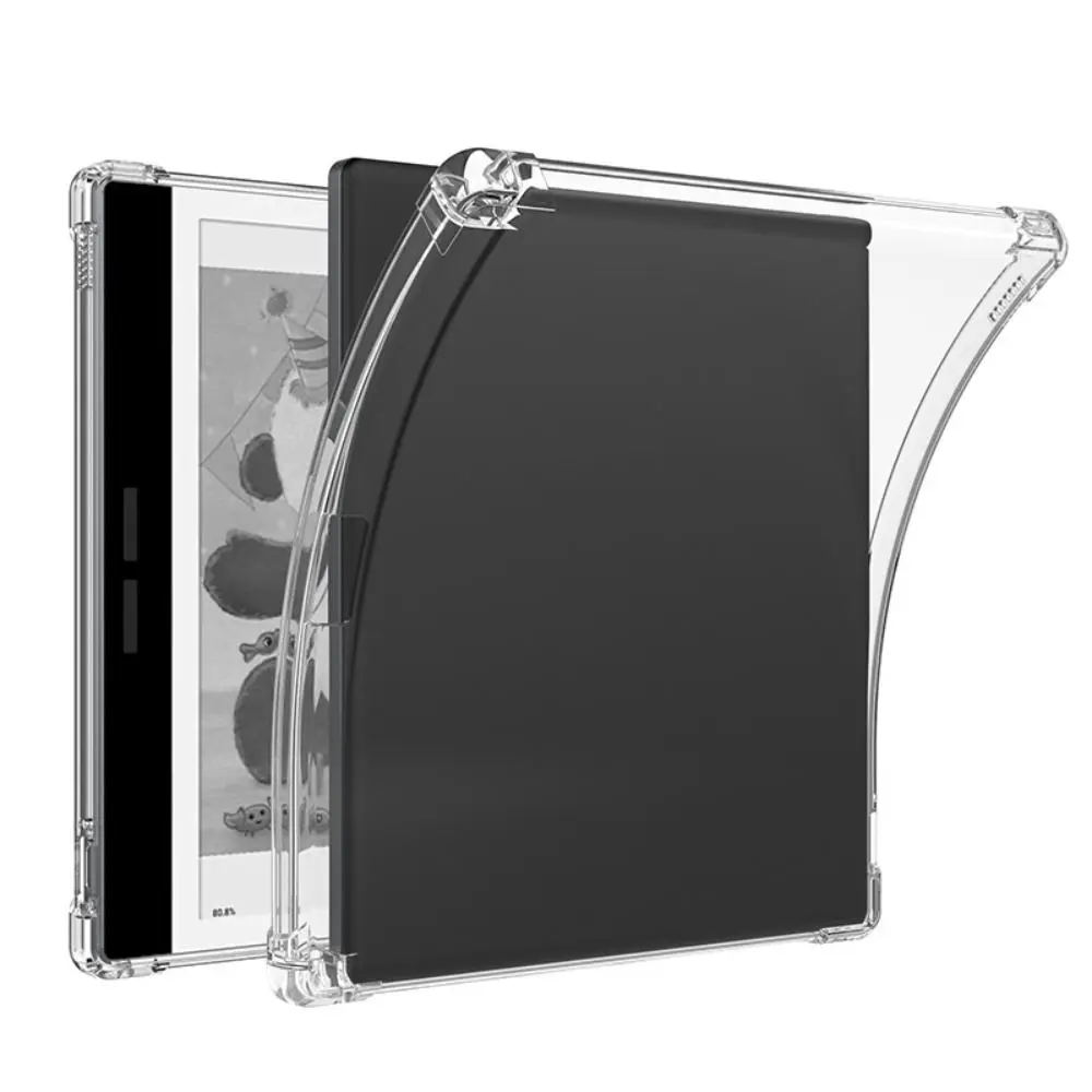 Anti-fall E-Reader Case Wear Resistant Transparent Protective Cover TPU Shockproof Clear Back Shell for Bigme B751/B751C/Read