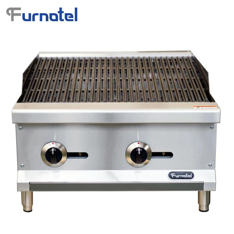 

Commercial Stainless Steel American Style Gas Charbroiler Grill Barbecue