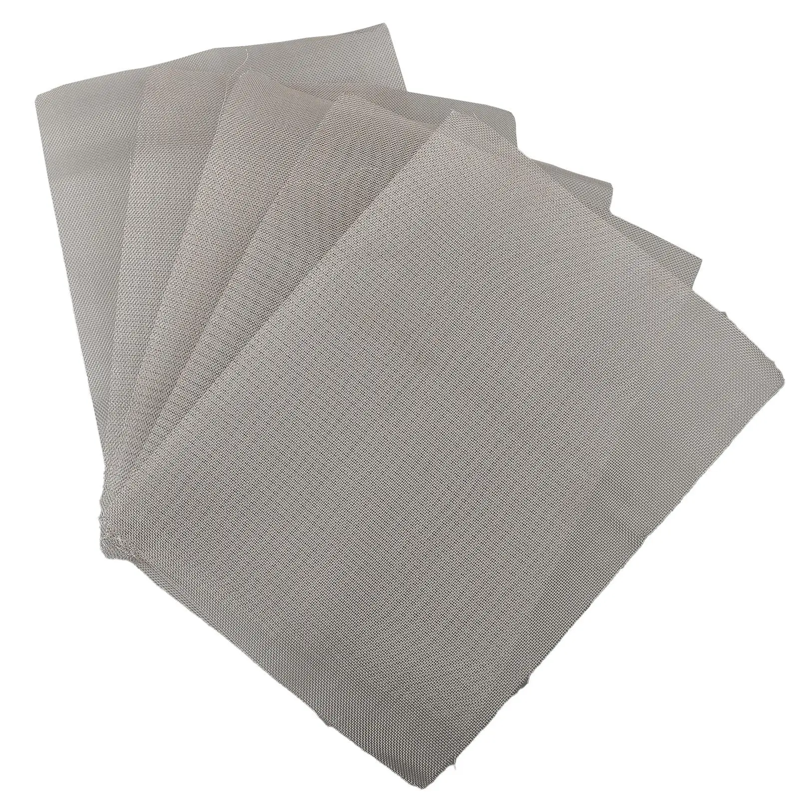 Bumper Mesh Net 5pcs Easy To Install Plastic Repair Hole Repairing Silver For Bumper Body Hood Vents Brand New