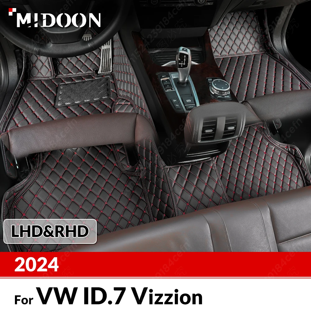 

Пользовательские автомобильные коврики для ID.7 VIZZION 2024 автомобильный коврик крышка интерьера Аксессуары защитные части коврика