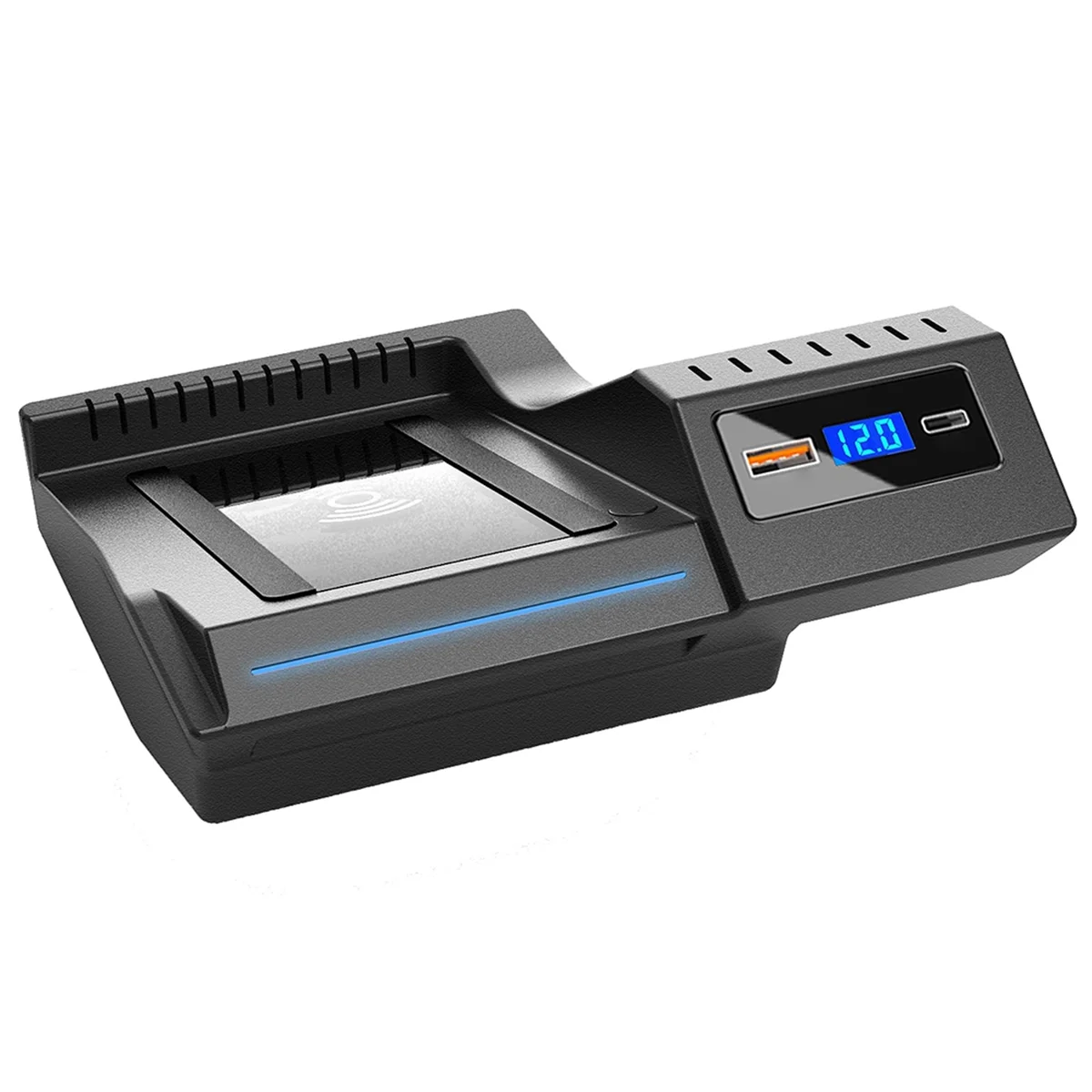 X59A_Car 무선 충전기 전화 충전 메르세데스 벤츠 W205 AMG AMG GLC C 클래스 GLC 용 고속 무선 충전 패널