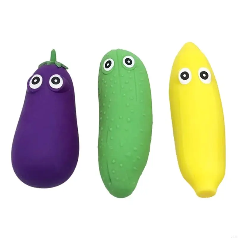 76HF Vervormbare Squeeze Stressbal Voor Volwassenen Kinderen Met Langzaam Terugkaatsende Komkommer Anti Angst Zintuiglijk