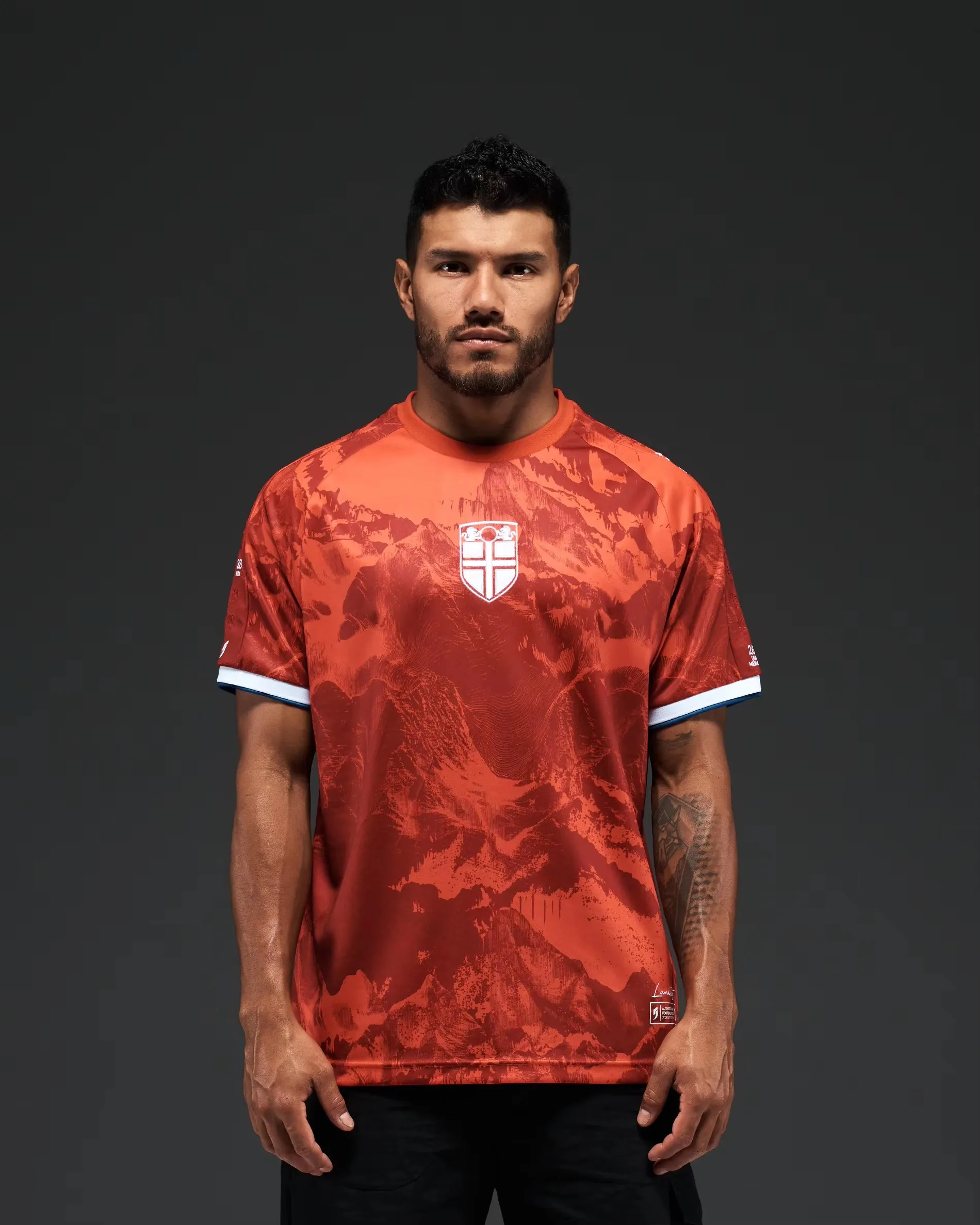 Supporting World Football Events, Iceland's Creative Concept Jersey, Summer Jersey Designed for Solo Use, 3D Printed