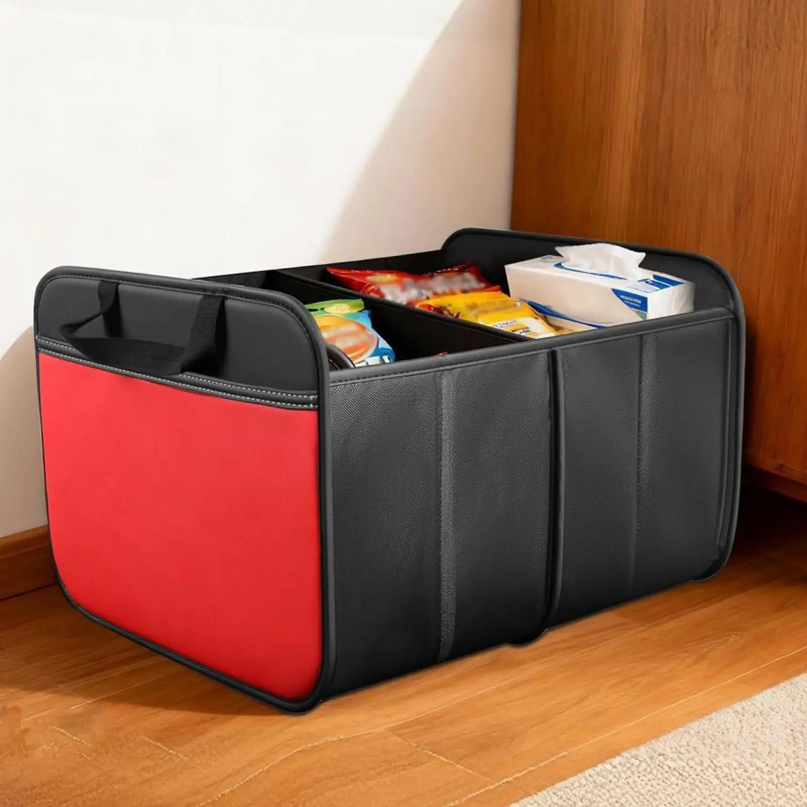 

Органайзер для багажника автомобиля 50x42x32 см, складной водонепроницаемый ящик для хранения, большой вместительный органайзер для груза, многоцелевой контейнер для хранения