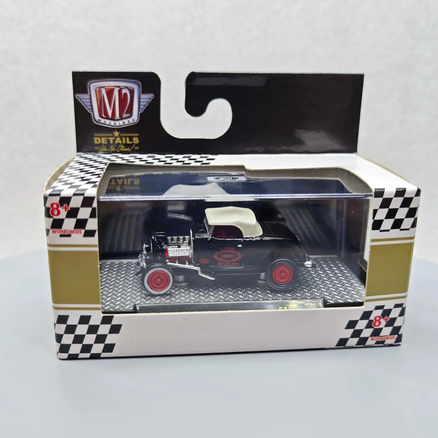 M2 Machines  1:64 1932 ford three window coupe Collection die cast alloy car model decoration gift