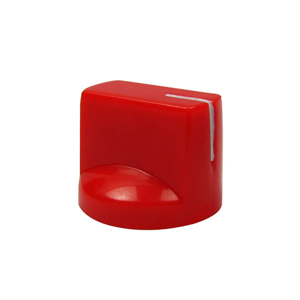 

6Pcs Electric Guitar Potentiometer Knob Plastic Volume Tone Control Replacement Parts for Bass Black White Red