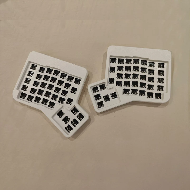 Imagem -04 - Ergodox-wireless Hot-swappable Split Kit Teclado Via Key-change Programação Personalizada 2.4g