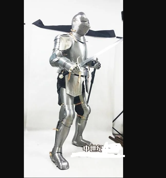 

Luxury Celebrate Medieval European Knight Armor Wearable Iron Cover Body halloween cosplay party costume