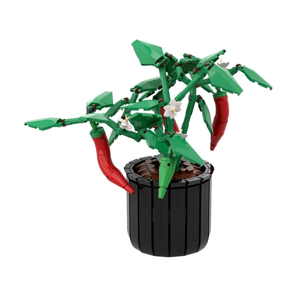 

Gobricks Moc Chili Plant Model Building Blocks