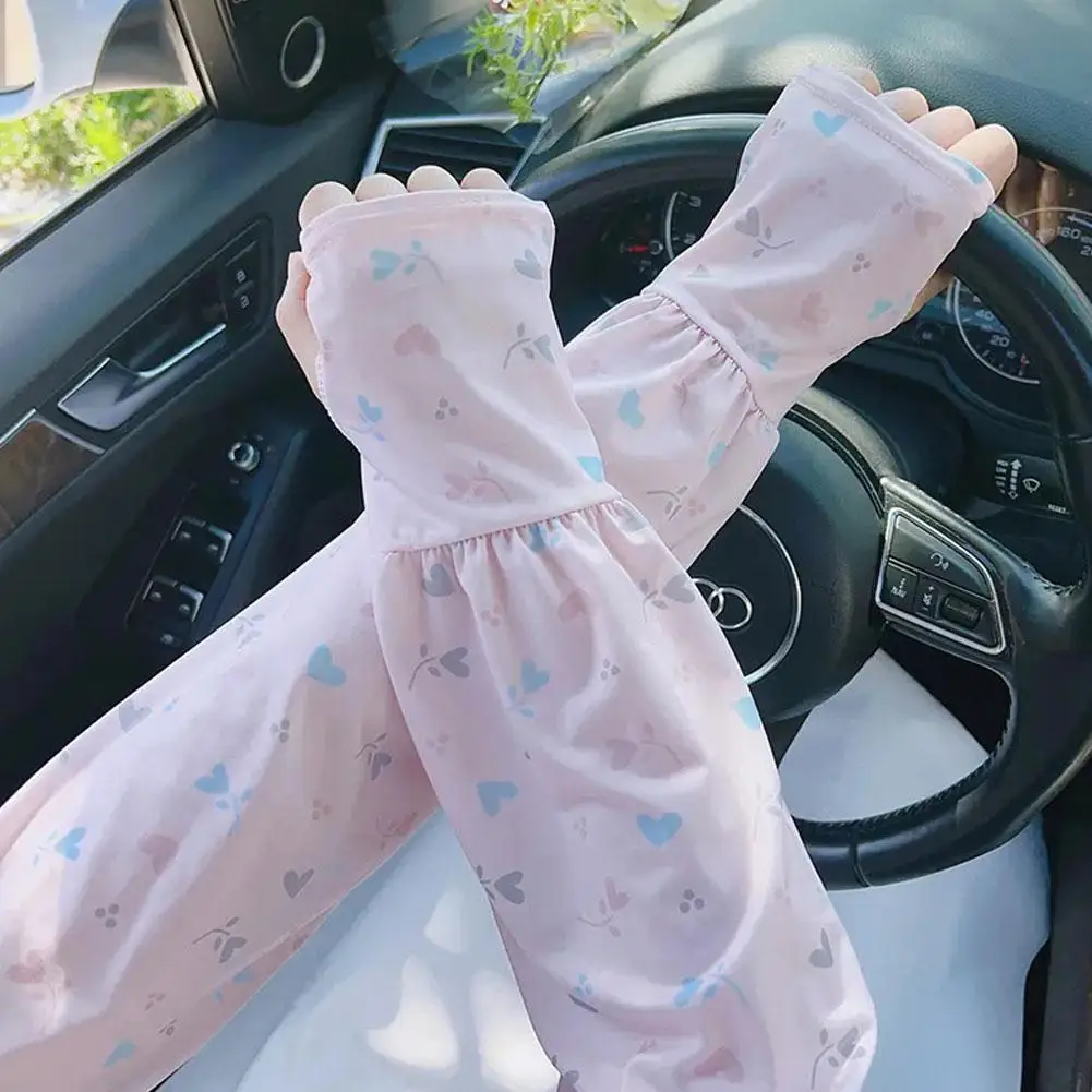 

Sun Ice Silk Riding Protection Sleeves Breathable Loose Sunscreen Driving/Travel Accessories