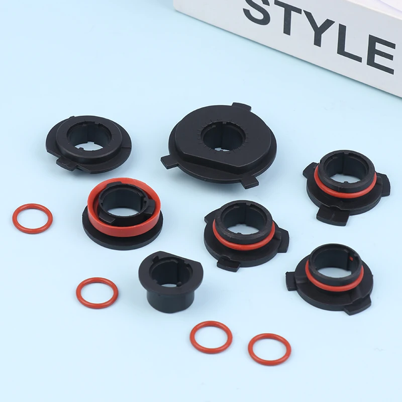 

Multi-Fit LED Headlight Adapter Base - H1/H4/H7/H11/9005/9006/9012 High-Temperature Resistant Bulb Holder for Cars