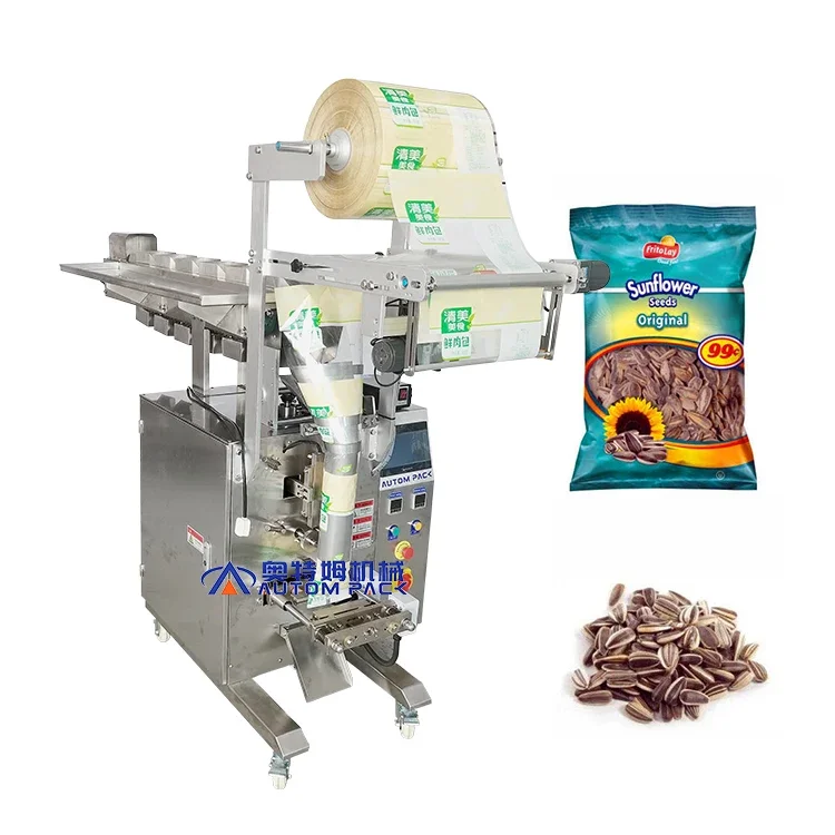 Multifunctional Vertical Type Automatic Solid Granule Food Sunflower Seeds Grain Sesame Melon Seed Sealing Packing Machine