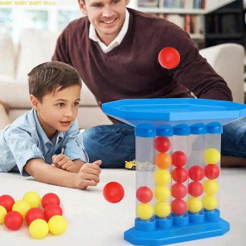 Q81A Interactive 4 in 1 Elastic Bouncing Ball Set untuk Anak -anak Outdoor Family Fun Game 4 Berkisi Ball