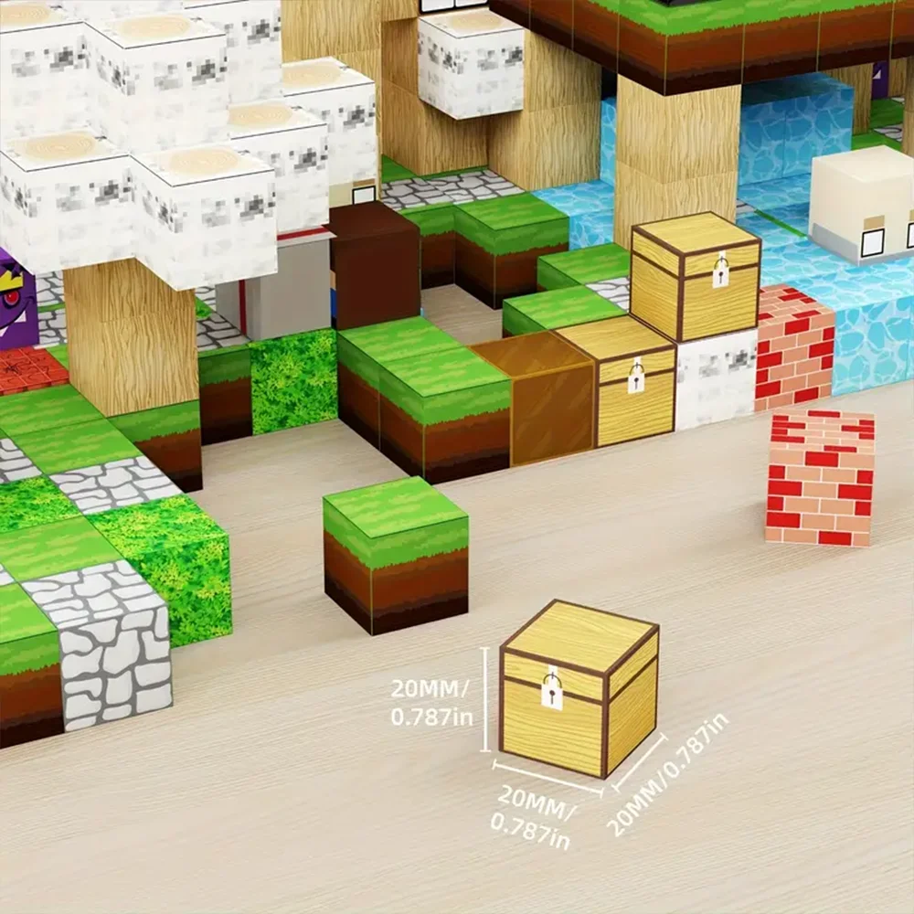 Mattoncini magnetici: 54 a 108 pezzi di mattoncini magnetici, regali di Natale e compleanno per ragazzi e ragazze dai 3 anni in su