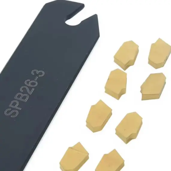 

SPB326 Lathe Cut-Off Grooving Parting Tool-Holder With 10pcs GTN-3 SP300 Inserts Lathe Cutting Slotting Tool Holder Blade