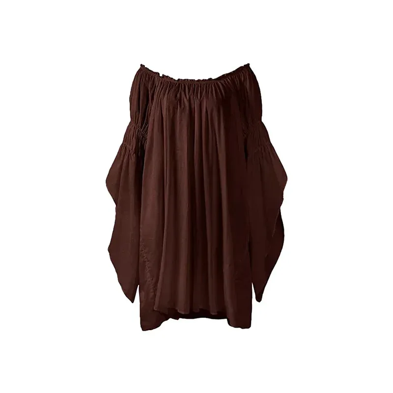

COSda@Medieval Renaissance Chemise for Women, Flared Sleeves, Victorian Top, Celtic Dress, Halloween Carnival Dress