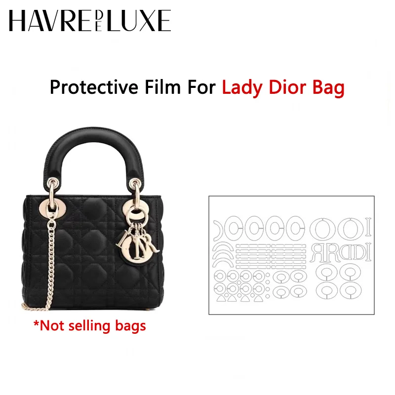 Bag protective film hardware film metal for Lady Dior Bag anti-wear bag metal film Anti-scratch and oxidation