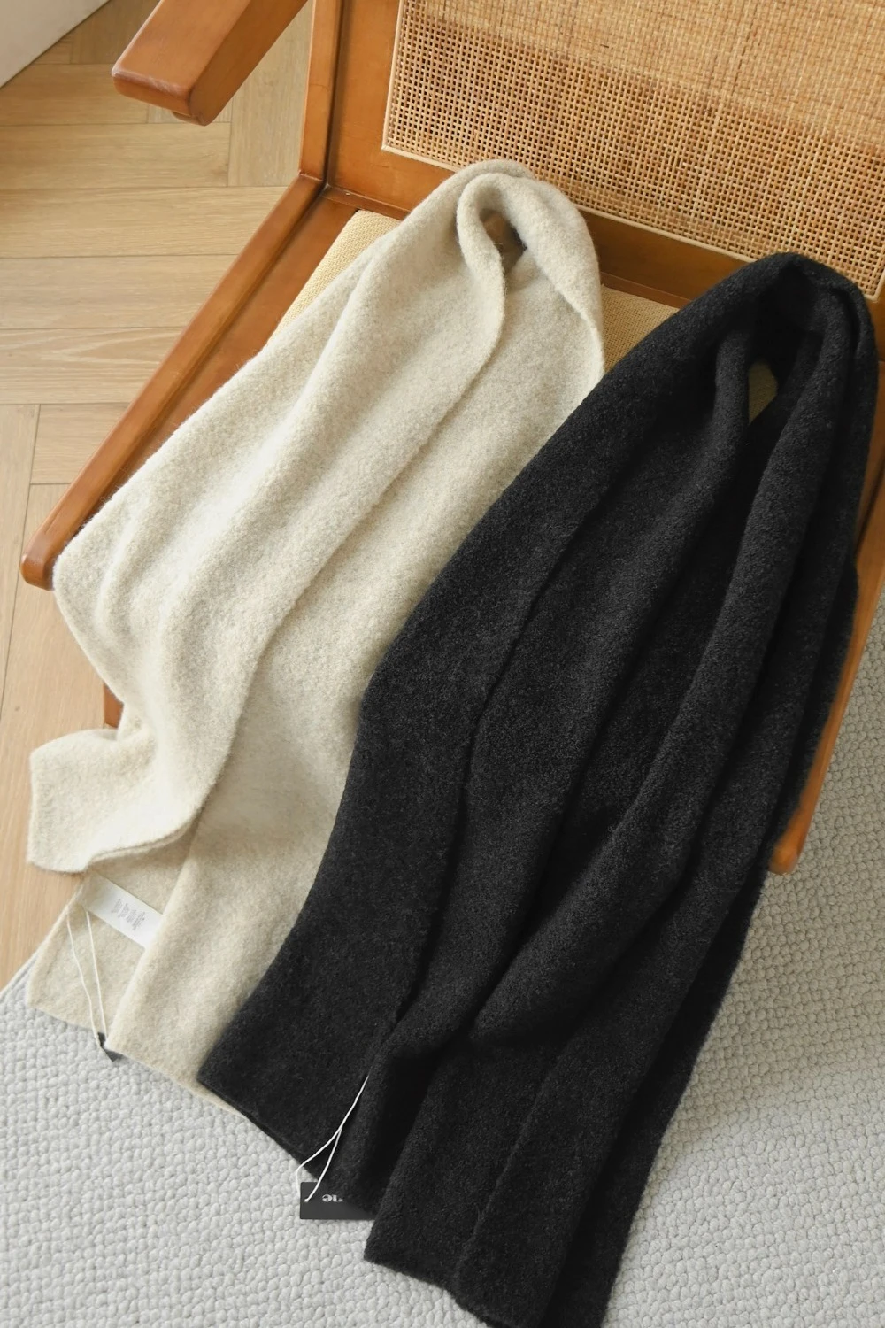 وشاح مزج الألبكة الكشمير للخريف والشتاء للنساء