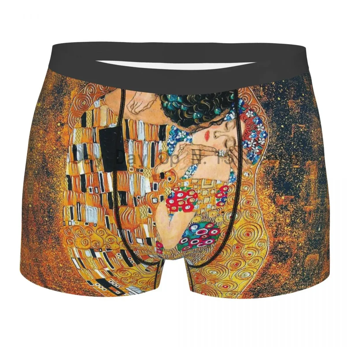 

Трусы Gustav Klimt - The Kiss, хлопковые трусы, мужское нижнее белье, вентилируемые шорты, боксеры, трусы
