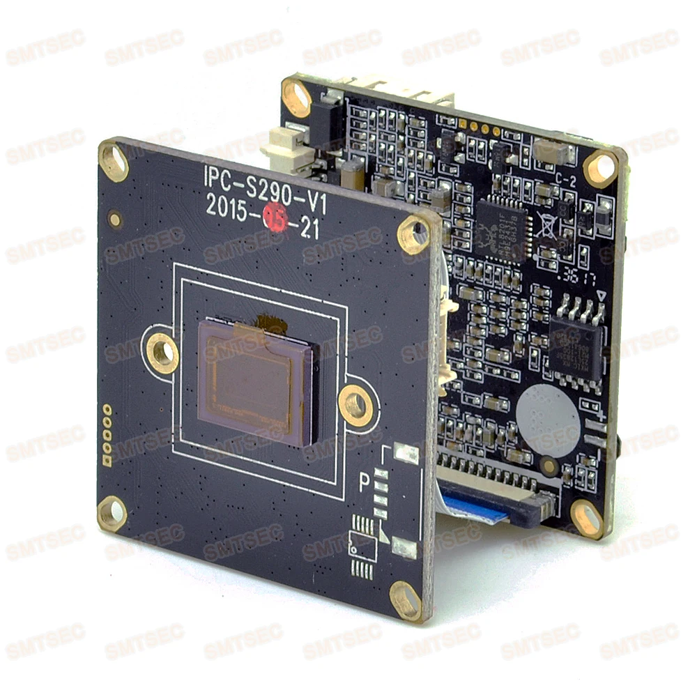 Starlight 3MP IP Camera Module PCB Board Starvis  IMX124 Hi3516D With TF Memory Card Slot Audio USB (SIP-E124DT)