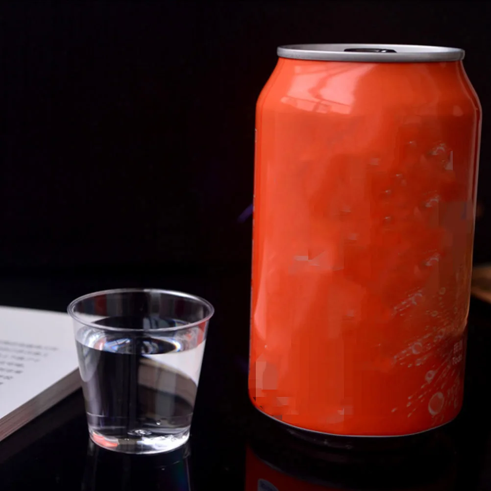 

50 Pcs Transparent Hard Plastic Tasting Cup Drinking Disposable Thicken Tumblers