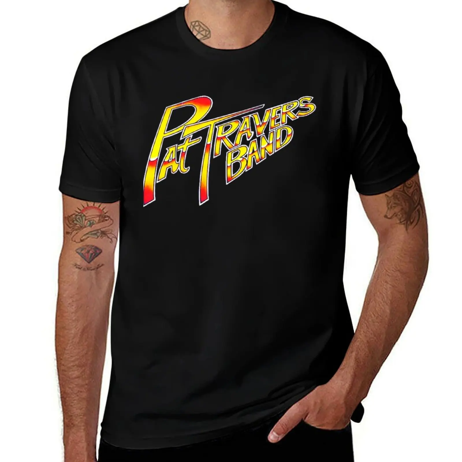 

Pat Travers T-Shirt customizeds cute tops cotton man t-shirts mens graphic t-shirts funny